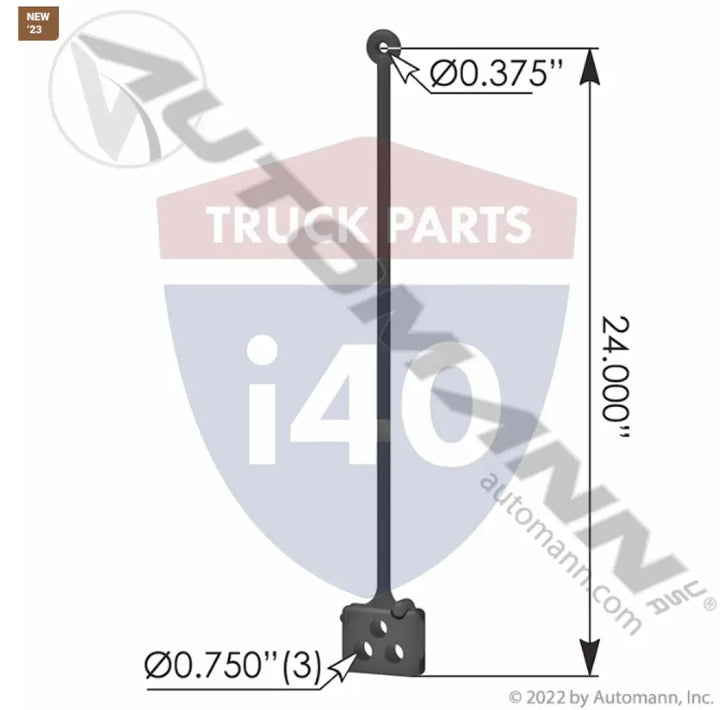 580094 Hose/Cable Suspender 24in For Velvac - Hose Suspenders