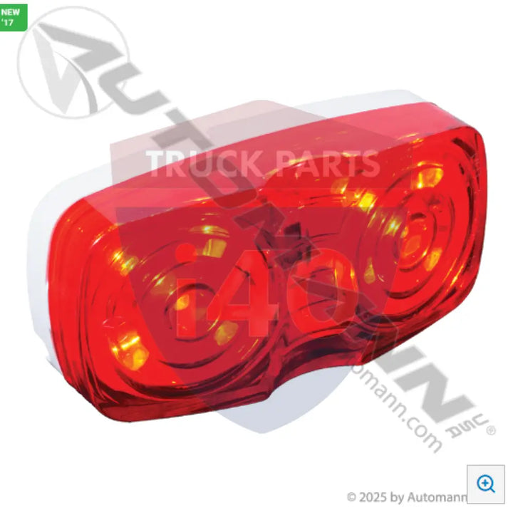 Automann 571.LD26R10MV Marker Light LED 2in 4in Red 10-30V - Marker Light LED 2in X 4in Red 10-30V