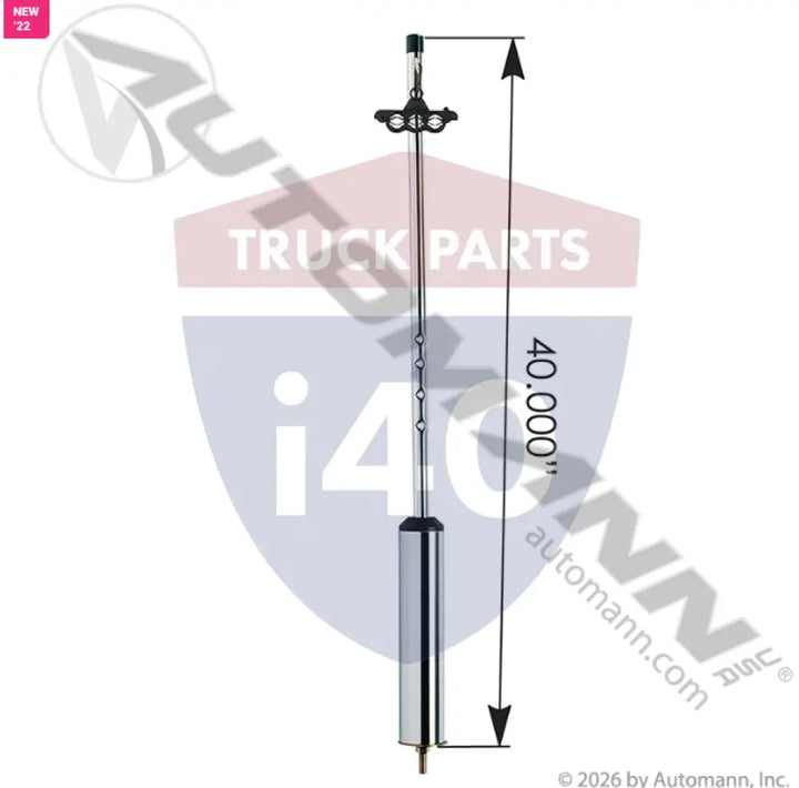 9800G2 Pogo Stick - Bright Chrome 40in For Tectran - Pogo Sticks