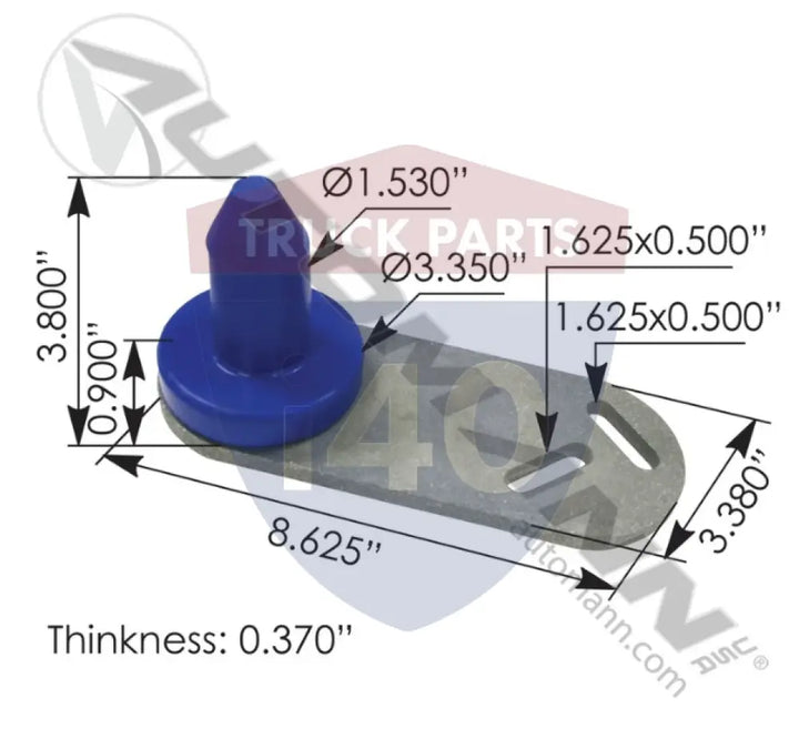 Automann M17402PRKUB Guide Assembly Poly Kenworth - Guide Assembly Poly Kenworth