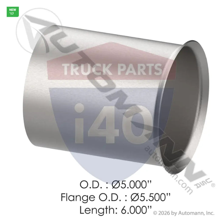 J009393 Flared Exhaust Adapter 5.500in ALZ For Donaldson - Flared Exhaust Adapter 5.500in ALZ