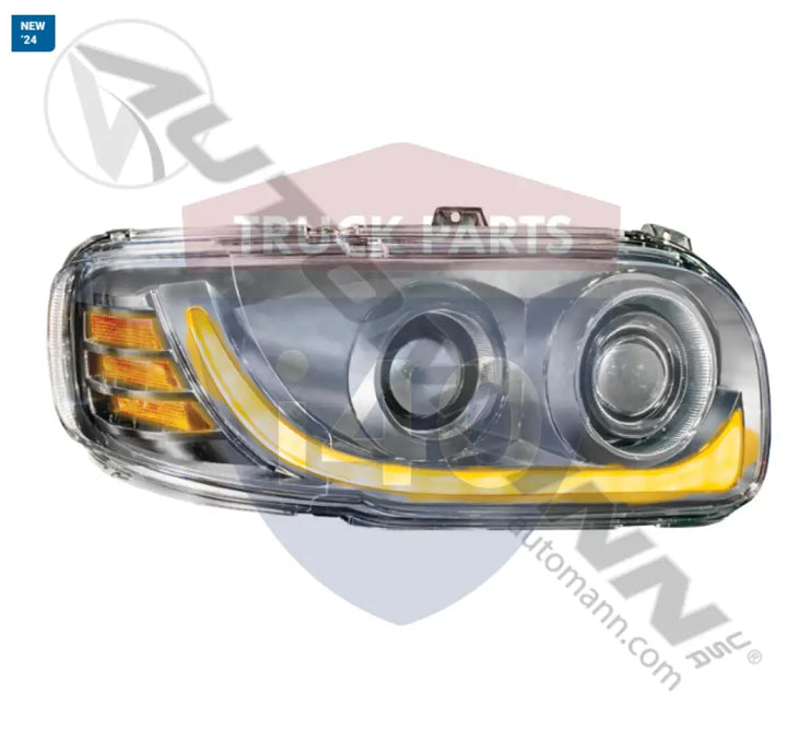 Automann 564.75094DC Headlamp LED RH Peterbilt 389 - Headlamp LED RH Peterbilt 389