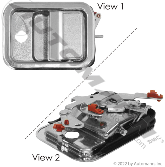 027076439 Exterior Door Handle RH For Western Star
