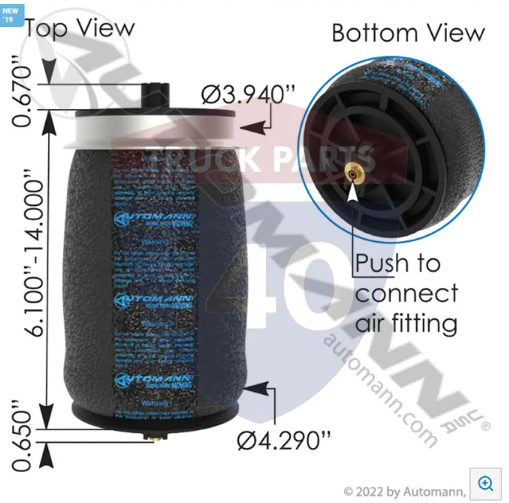Automann ABSZ70-683 Air Spring Cabin IHC - Air Spring Cabin IHC