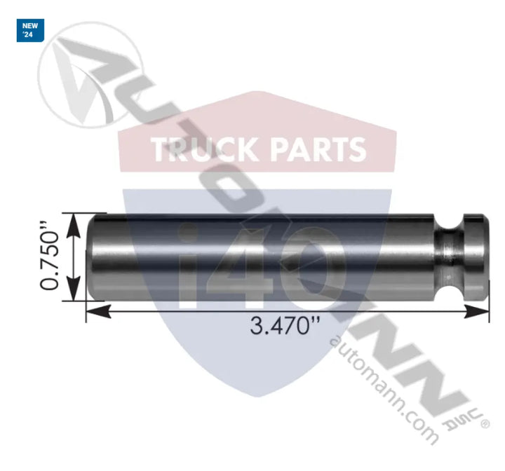 L65-6013 Hood Hinge Pin For Kenworth - Hood Hinge Pin Kenworth