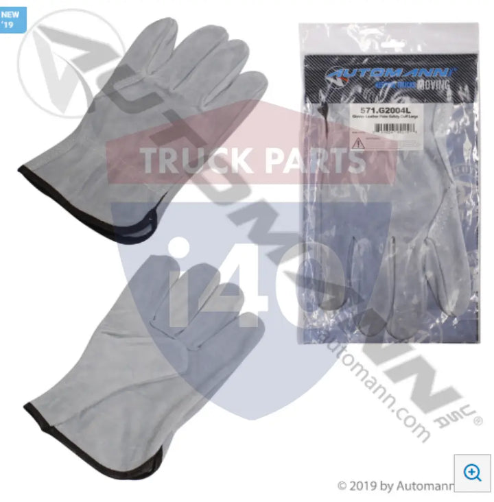 Automann 571.G2004L Drivers Gloves Leather Large - Safety