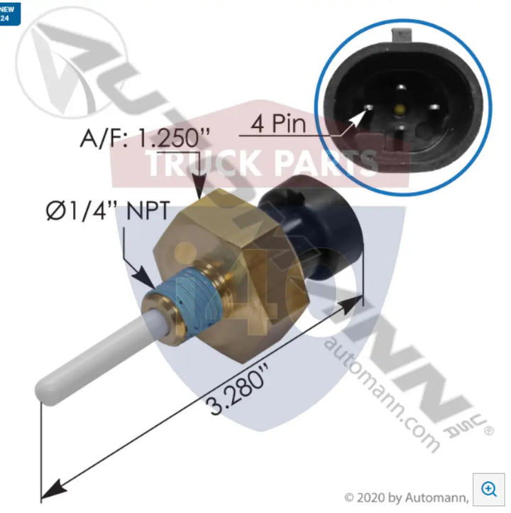 S291/203A Coolant Level Sensor For Paccar - Coolant Sensors