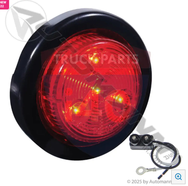Automann 571.LD30R4-K Marker Light Kit LED 2in Red 4-Diode - Marker Light Kit LED 2in Red 4-Diode
