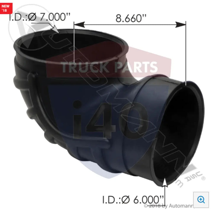 3530571C1 Intake Elbow with Port For International - Cobra Adapters
