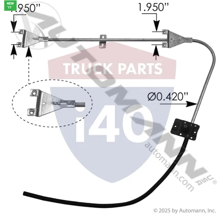 25169077 Window Regulator LH For Mack - Window Regulator LH Mack