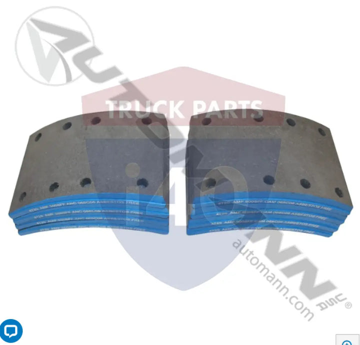 Automann 140.4720.50 Brake Lining - 20K Lb GAWR