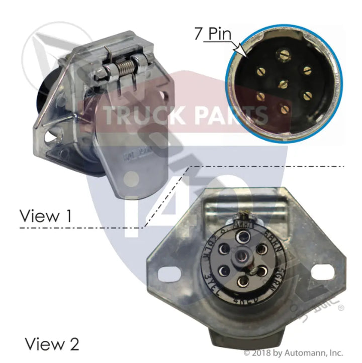 Automann 179.1017 Trailer Socket 7 Pin - 7-Way Sockets (J560)