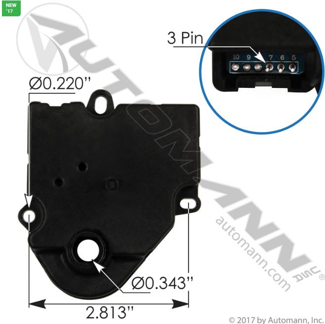 71R3573 Air Door Actuator For Red Dot
