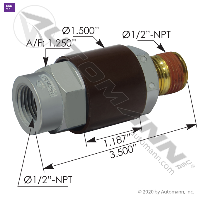 IMI 170.2292 Quick Release Valve In-Line