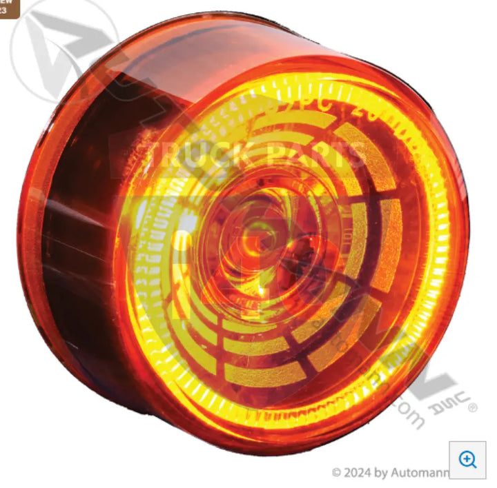 Automann 571.LD302A4 Marker Light LED 2in Rnd Amber MultiHalo - Marker Light LED 2in Rnd Amber MultiHalo