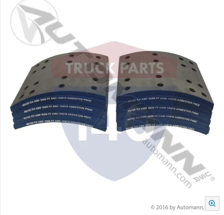 Automann 140.4515EX.50 Brake Lining 1st Oversize - 20K Lb GAWR