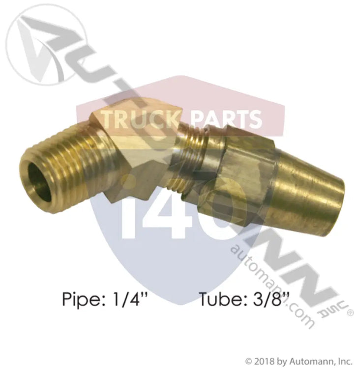 VS279AB64 Male Elbow Copper 3/8INx1/4NPT 45 DEG For Parker - Male 45° Elbows