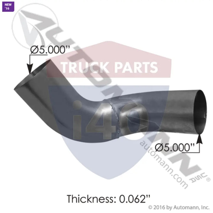 PB13059R Exhaust Elbow ALZ RH Peterbilt For Grand Rock - Exhaust Elbow ALZ RH Peterbilt