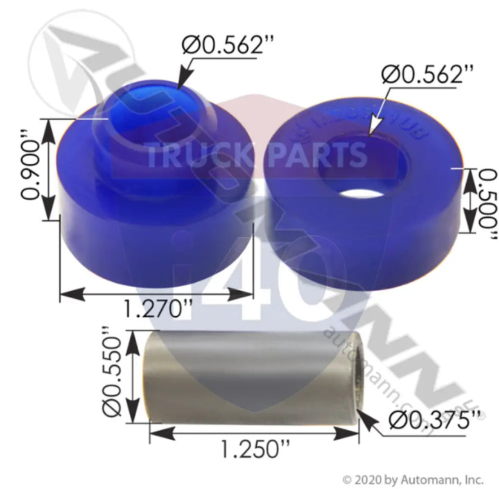 Automann M20311UB Rad/Exhaust Mount Bushing Poly Pete - Rad/Exhaust Mount Bushing Poly Pete