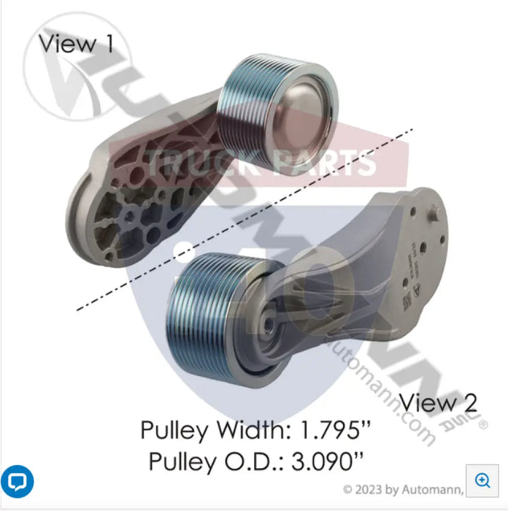 Automann 819.36468 Belt Idler Pulley Assy - Pulleys