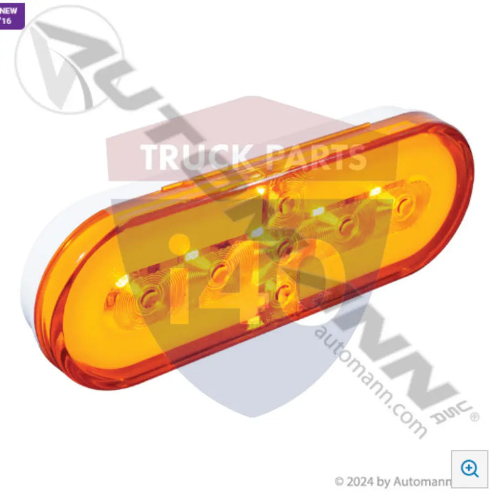 STL111AB F/P/T Light LED 6in Amber Zeon Halo For Optronics - F/P/T Light LED 6in Amber Zeon Halo