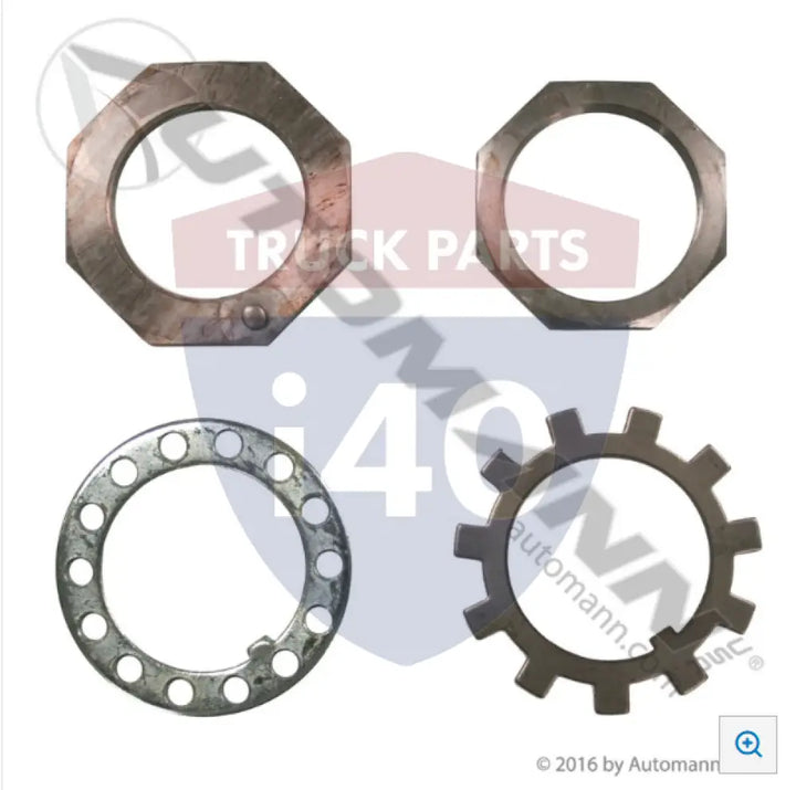 Automann 209.1307K Spindle Nut Kit - Trailer Axle
