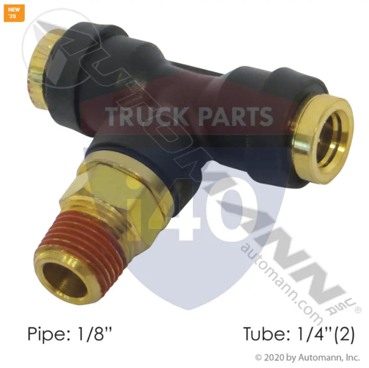 Automann 177.12C724A PLC SWL Branch Tee DOT 1/4in 1/8in - Male Branch Tees-Composite