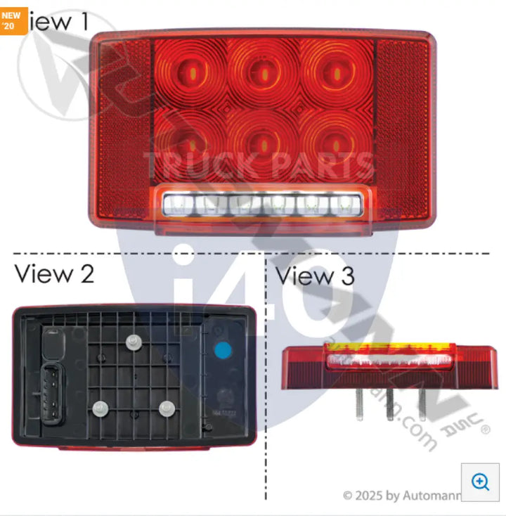 2351-0100-00 Combination Light LH For Weldon - Combination Light LH International