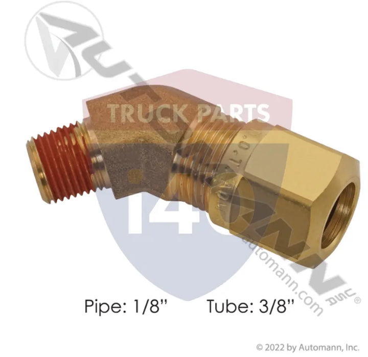 279NTA62 45 DEG Male Elbow 3/8IN 1/8NPT For Parker - Male 45° Elbows