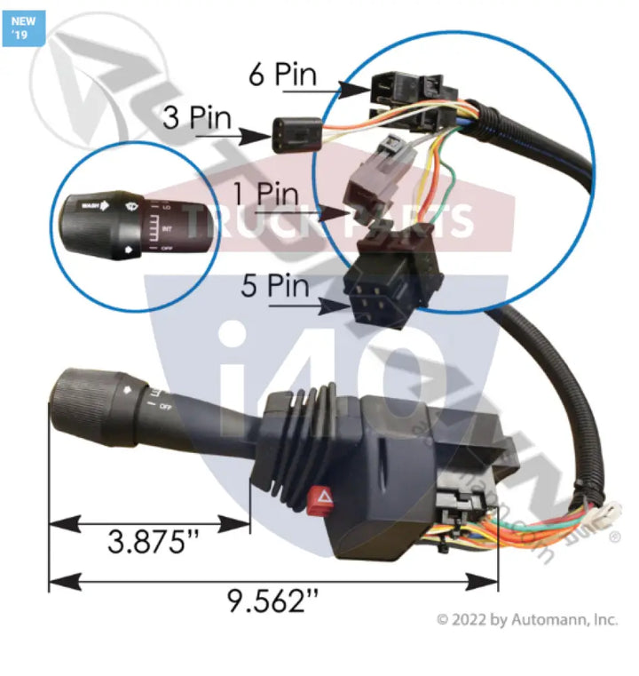 Automann 577.55014 Turn Signal Switch International - Turn Signal Switch International
