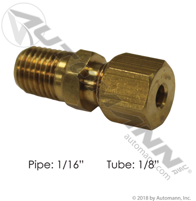 012016 Male Connector 1/8IN 1/16NPT For Velvac