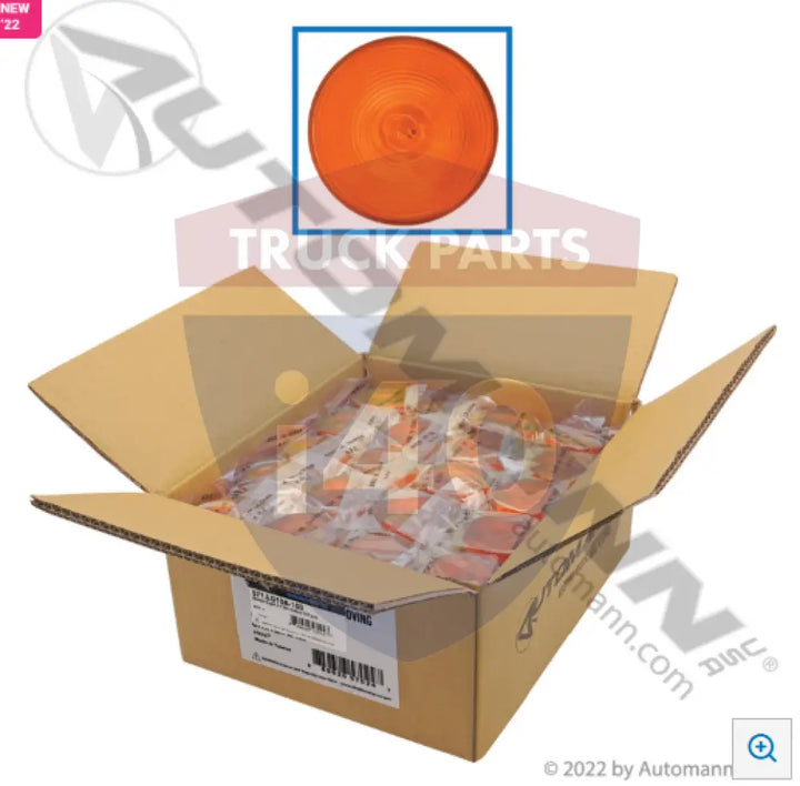 45813 Marker Light 2-1/2in Amber 100-pcs For Grote - Marker Light 2-1/2in Amber 100-pcs