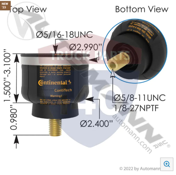 3001 Continental Air Spring Cabin For Firestone - Continental Air Spring Cabin