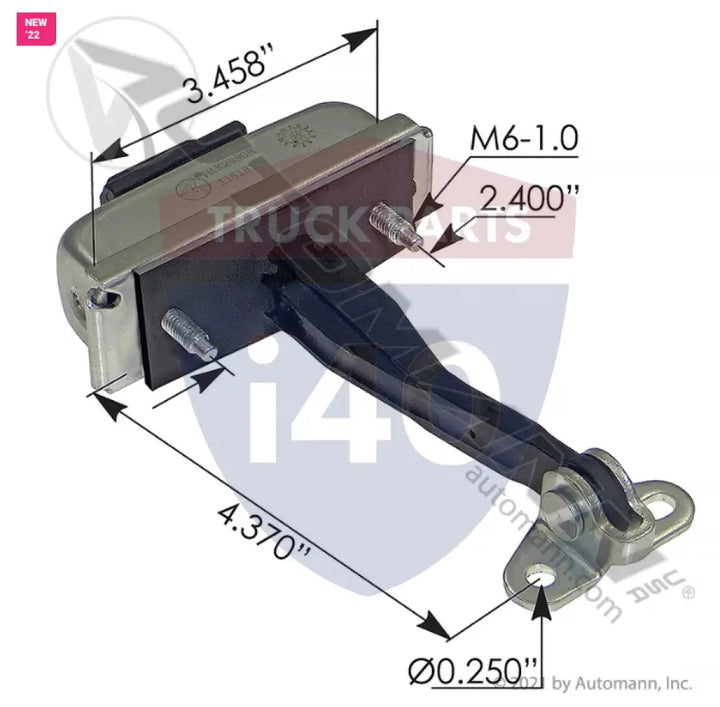 Automann HLK2890R Door Stop Check RH Kenworth - Door Stop Check RH Kenworth