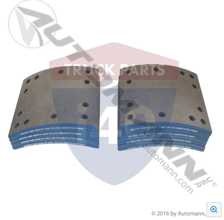 Automann 140.4515C.50 Brake Lining - 20K Lb GAWR