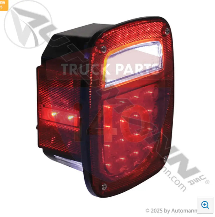 Automann 571.LD503R44 S/T/T Box Light LED w/ Side Marker Red - S/T/T Box Light LED w/ Side Marker Red L