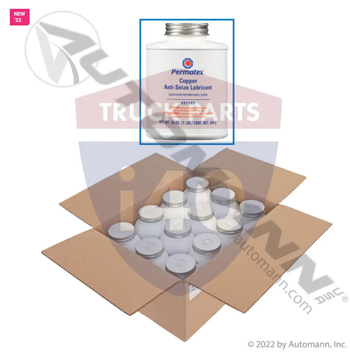 Permatex PRX31163CTN Copper Anti-Seize Lubricant 16oz Case 12 - Lubricants