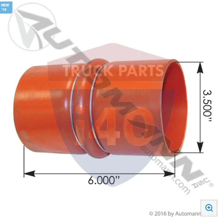 Automann 561.96232 Coolant Hump Hose Hot Side Volvo - CAC Hoses - Hot Side
