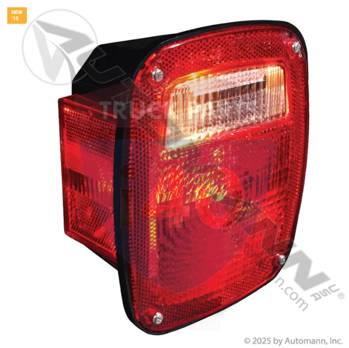 4025 S/T/T Box Light w/ Side Marker Red LH For Trucklite - S/T/T Box Light w/ Side Marker Red LH