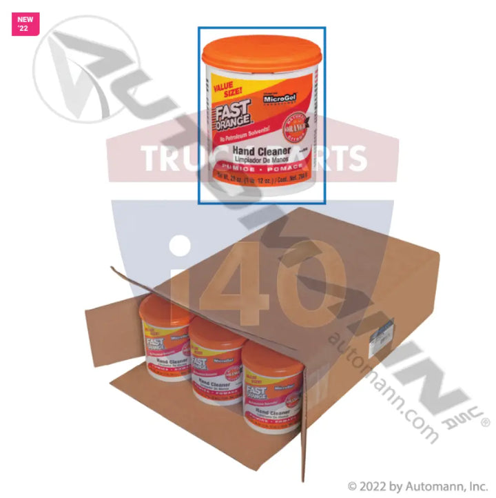 Permatex PRX28192CTN Fast Orange Hand Cleaner 28oz Case- 12 - Hand Care