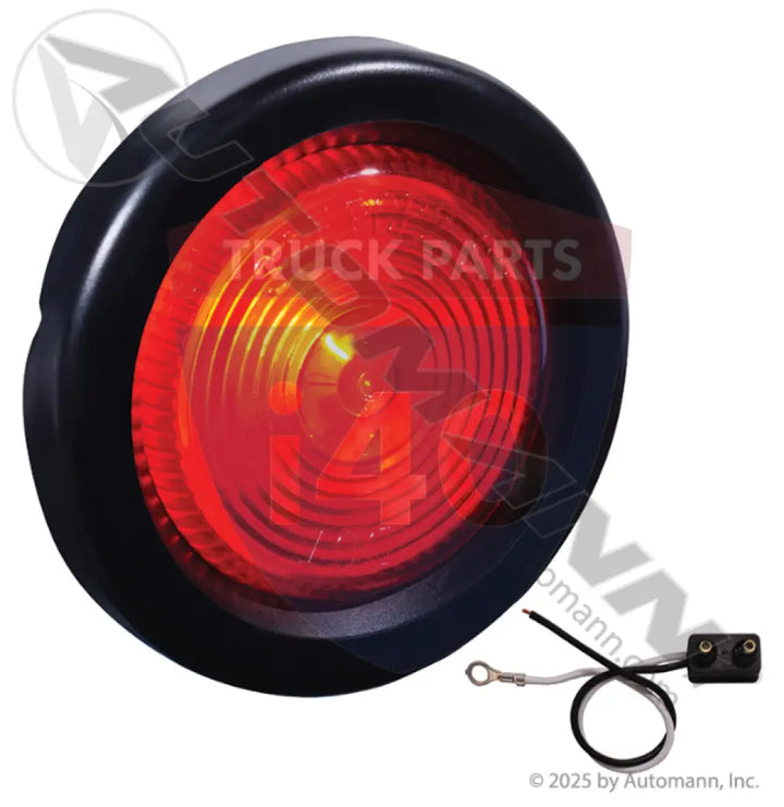Automann 571.LG30R-K Marker Light Kit 2in Red - Marker Light Kit 2in Red