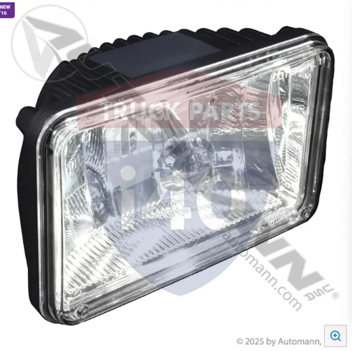 Automann 571.LD4X6W1H Headlamp High Beam 4in 6in LED - Headlamp High Beam 4in X 6in LED