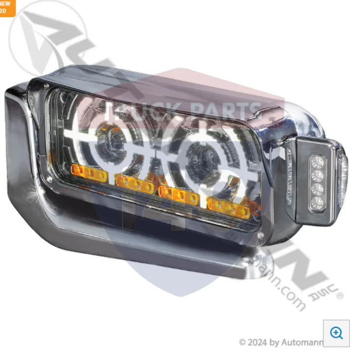 Automann 564.75088ADC Headlamp Assy LH Peterbilt - Headlamp Assy LH Peterbilt