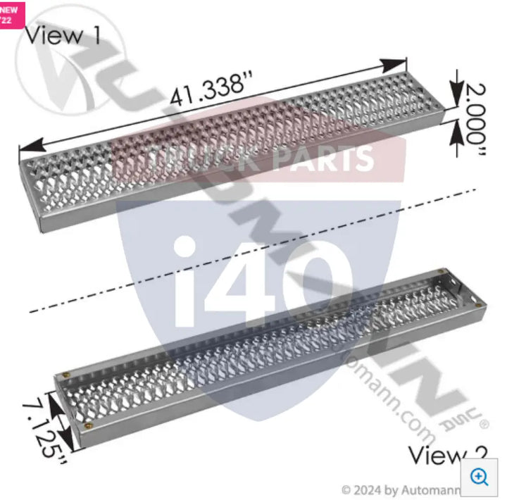 M826017105025 Fuel Step 1050mm For Peterbilt with Blind Nu - Fuel Step 1050mm Peterbilt with Blind Nu