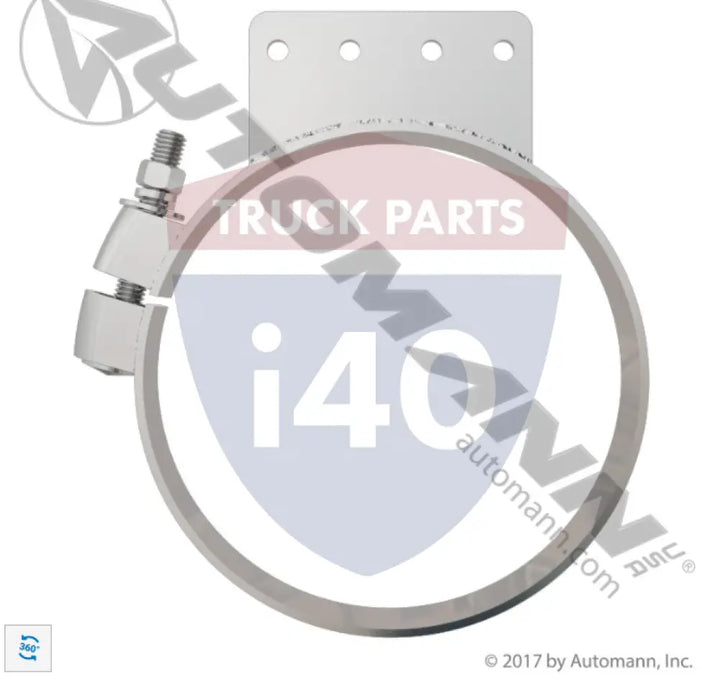 MB6KWS Stack Mtg Bracket 6in Chrome For Grand Rock - Stack Mtg Bracket 6in Chrome Kenworth