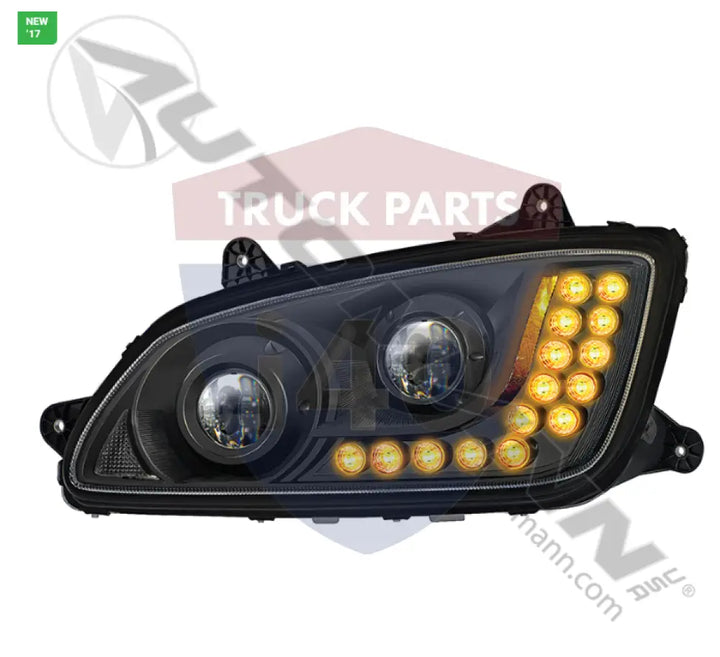 Automann 564.59049LB Headlamp Kenworth LH Blackout - Headlamp Kenworth LH Blackout