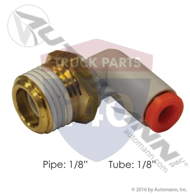 Automann 177.11692A PLC Swivel Male Elbow 1/8 1/8in - Male 90° Elbows-Composite