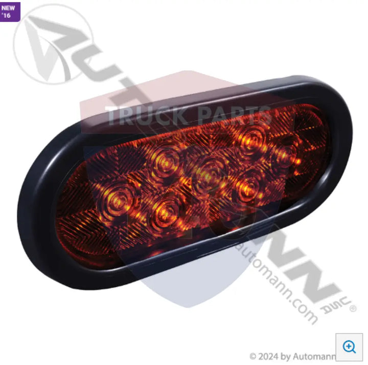 Automann 571.LD60CA7-K F/P/T Light Kit LED 6in Oval Clear Lens - F/P/T Light Kit LED 6in Oval Clear Lens