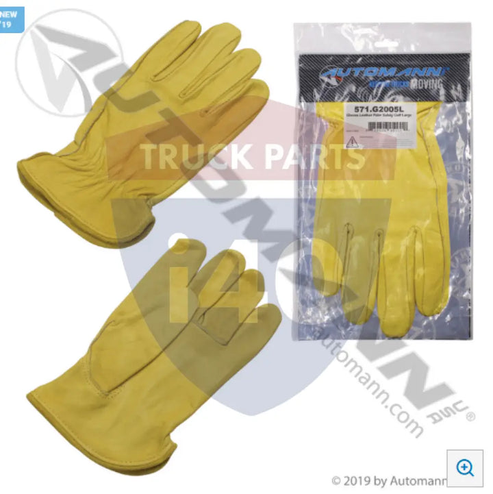 Automann 571.G2005L Drivers Gloves Leather Large - Safety