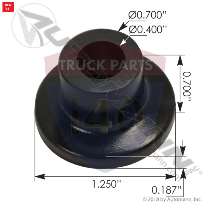 K0282345 Hood Anchor Spring Bushing For Kenworth - Hood Anchor Spring Bushing Kenworth